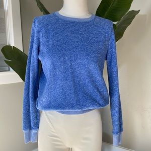 J Crew blue sweatshirt